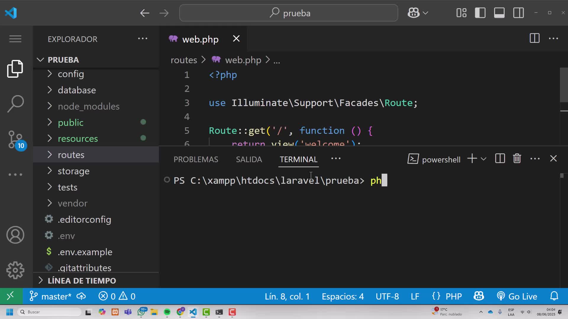 Namespace para vistas